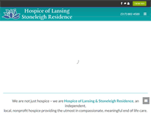 Tablet Screenshot of hospiceoflansing.org